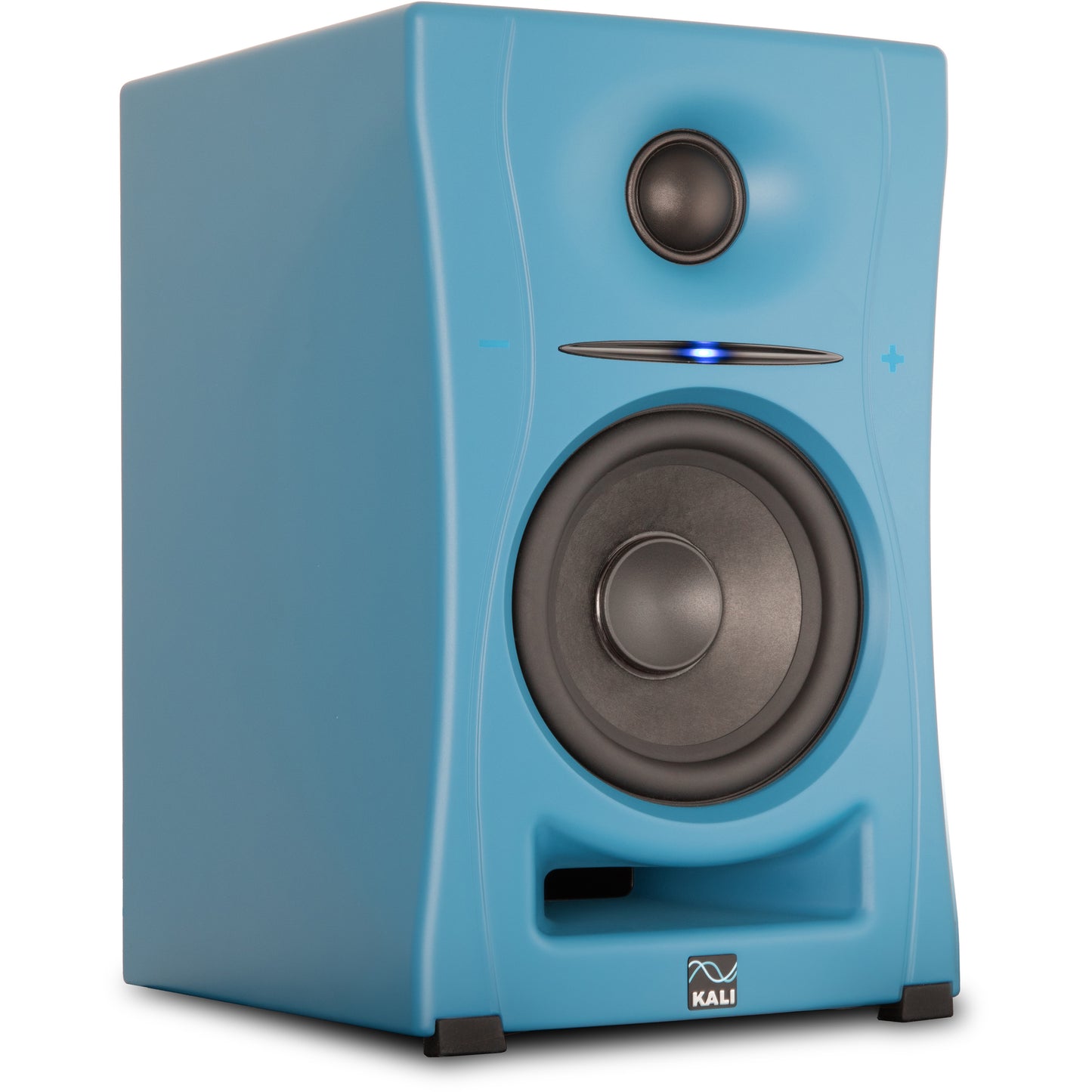 KALI AUDIO LP-UNF-B 4” Ultra Nearfield Powered Monitor System w/Bluetooth - Boundary Compensation EQ Settings - for Mixing, Recording, Audio Production - USB-C, TRS, RCA Inputs Blue (Pair)