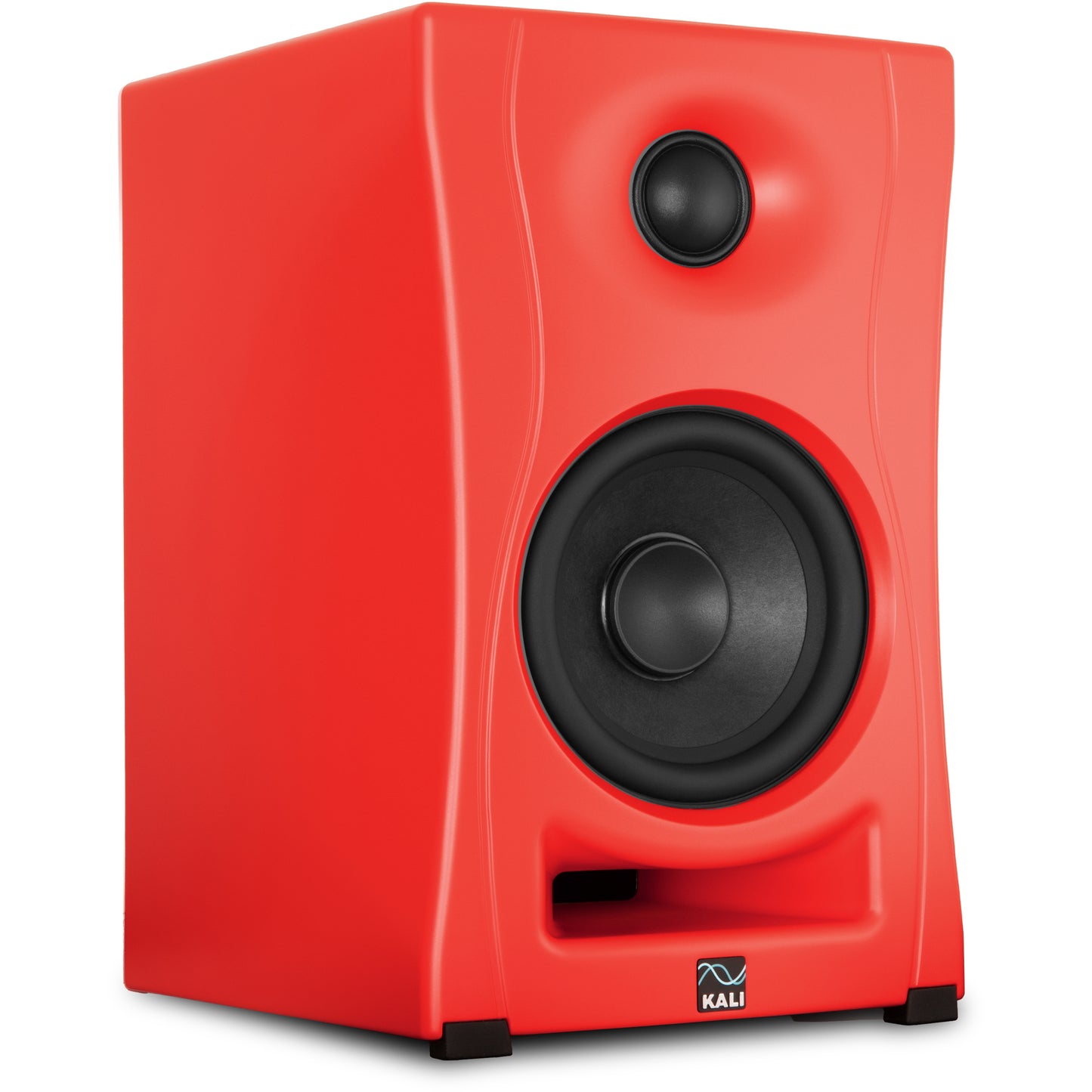 KALI AUDIO LP-UNF-R 4” Ultra Nearfield Powered Monitor System w/Bluetooth - Boundary Compensation EQ Settings - for Mixing, Recording, Audio Production - USB-C, TRS, RCA Inputs Red (Pair)