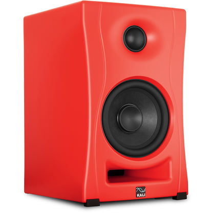 KALI AUDIO LP-UNF-R 4” Ultra Nearfield Powered Monitor System w/Bluetooth - Boundary Compensation EQ Settings - for Mixing, Recording, Audio Production - USB-C, TRS, RCA Inputs Red (Pair)