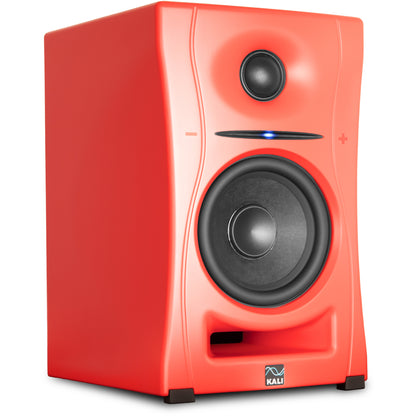 KALI AUDIO LP-UNF-R 4” Ultra Nearfield Powered Monitor System w/Bluetooth - Boundary Compensation EQ Settings - for Mixing, Recording, Audio Production - USB-C, TRS, RCA Inputs Red (Pair)