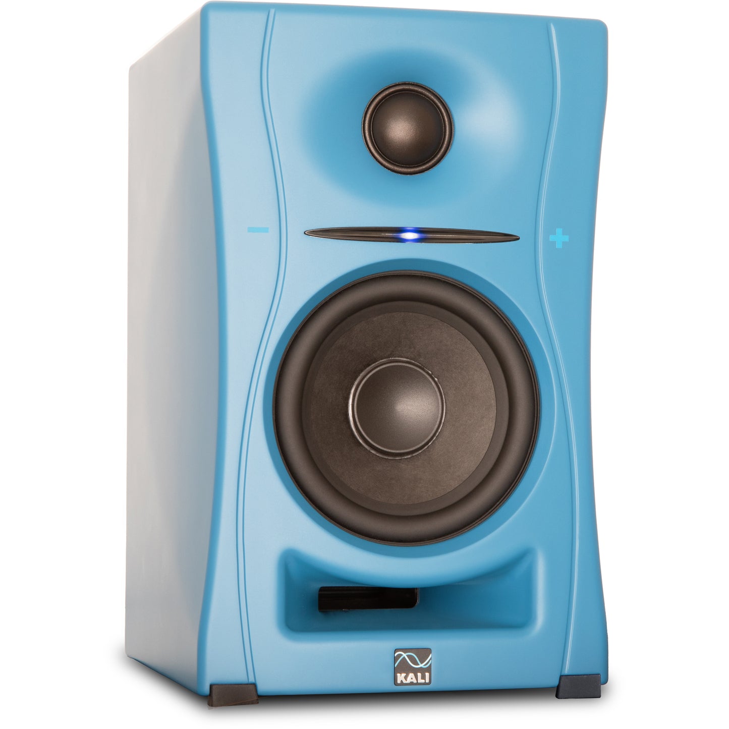 KALI AUDIO LP-UNF-B 4” Ultra Nearfield Powered Monitor System w/Bluetooth - Boundary Compensation EQ Settings - for Mixing, Recording, Audio Production - USB-C, TRS, RCA Inputs Blue (Pair)