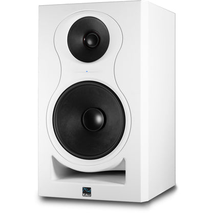 KALI AUDIO IN-8W V2 8" Powered 3-way Studio Monitor - 140W Speaker System - Boundary Compensation EQ Settings - For Mixing, Recording, Audio Production - XLR, TRS, RCA Inputs - Single, White