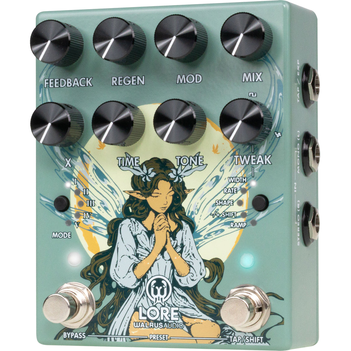 Walrus Audio Lore Reverse Soundscape Generator MKII Pedal - Green