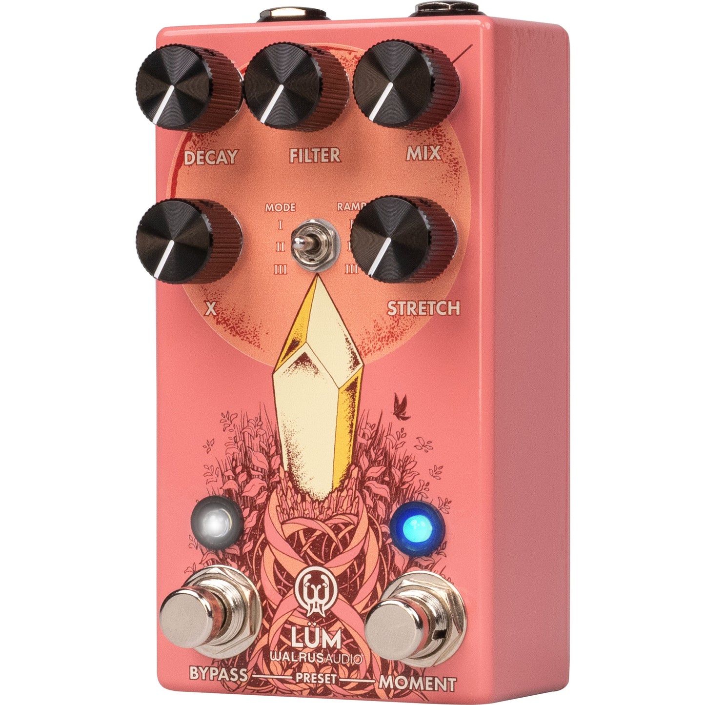 Walrus Audio Lum Texture Engine Reverb Pedal - Guava