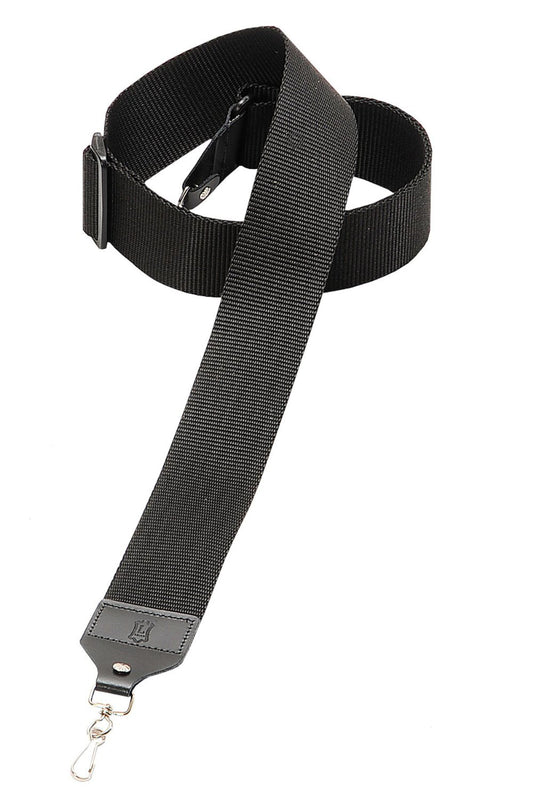 Levys M10BLK Black 2" Soft Hand Polypropylene Banjo Strap with Clips