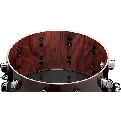 Tama Starclassic 7x14 Snare Drum - Gloss Black Walnut Burl