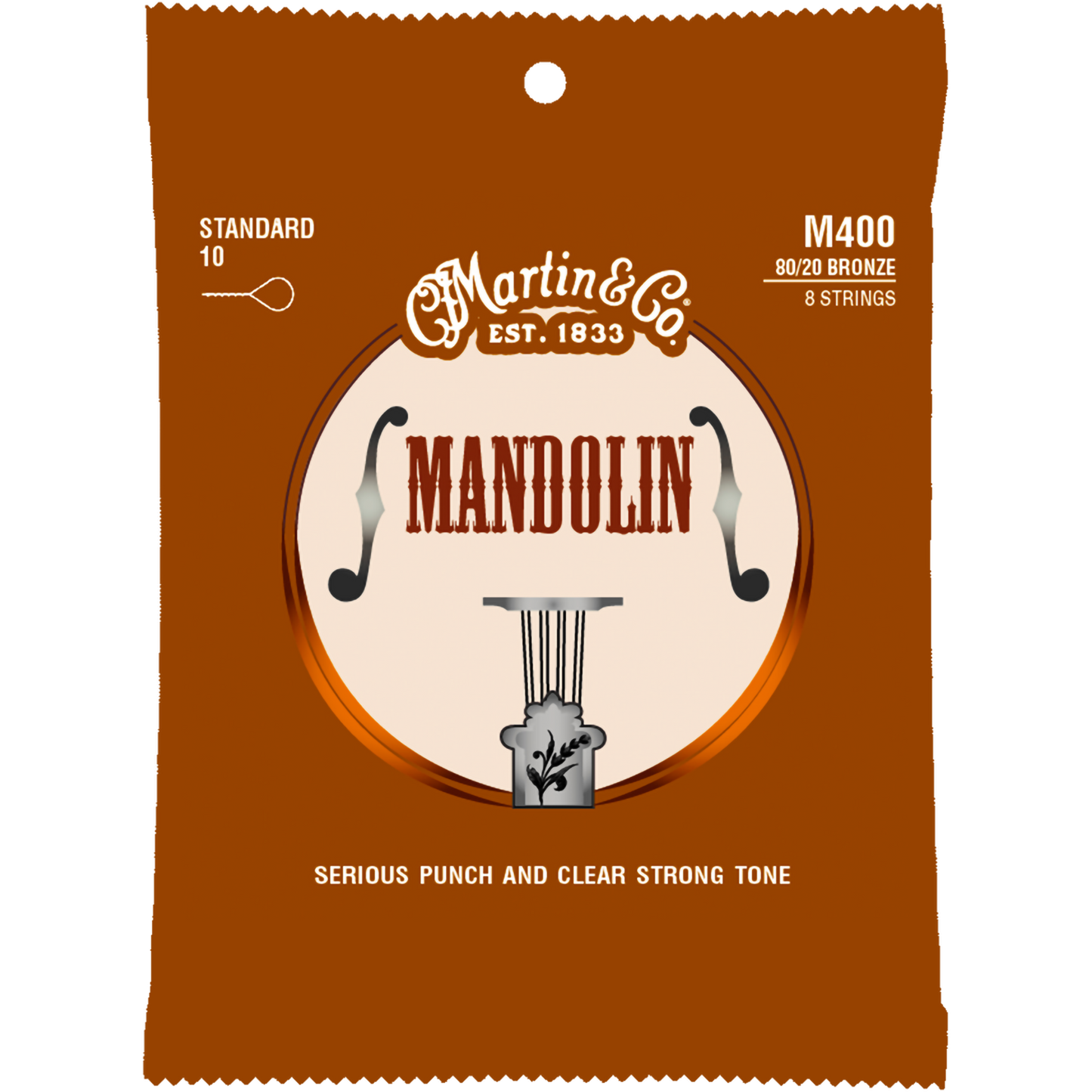 Martin M400 Mandolin Strings 80/20 Bronze, 10-34