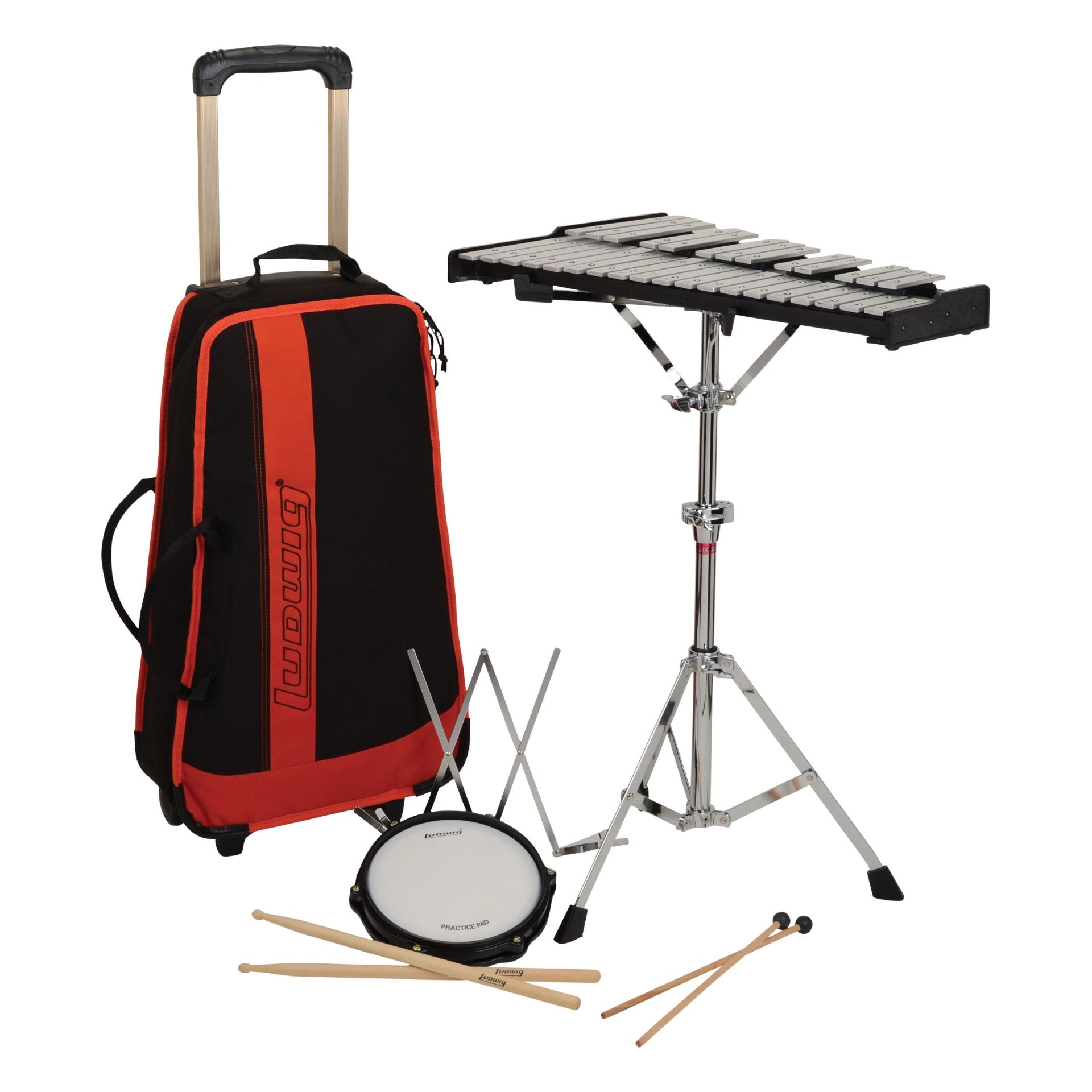 Ludwig Musser M652RBR Bell Kit with Rolling Bag