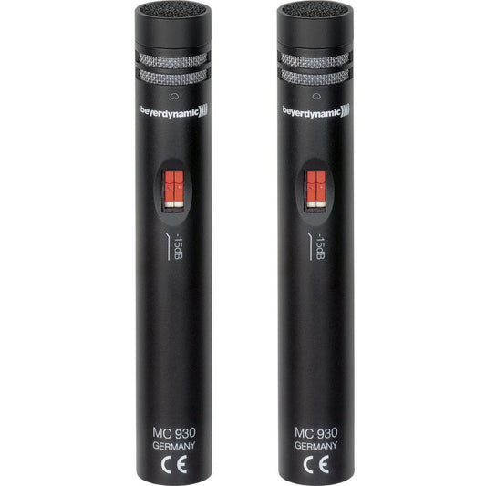 Beyerdynamic MC930MP MC 930 MP Matched Set of Condenser Microphones