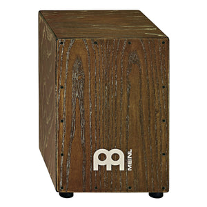 Meinl Percussion MCAJ100VBR Headliner Designer Series Snare Cajon, Vintage Brown