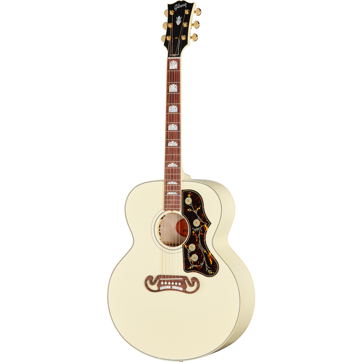Gibson SJ-200 Standard Acoustic Electric Guitar - Classic White