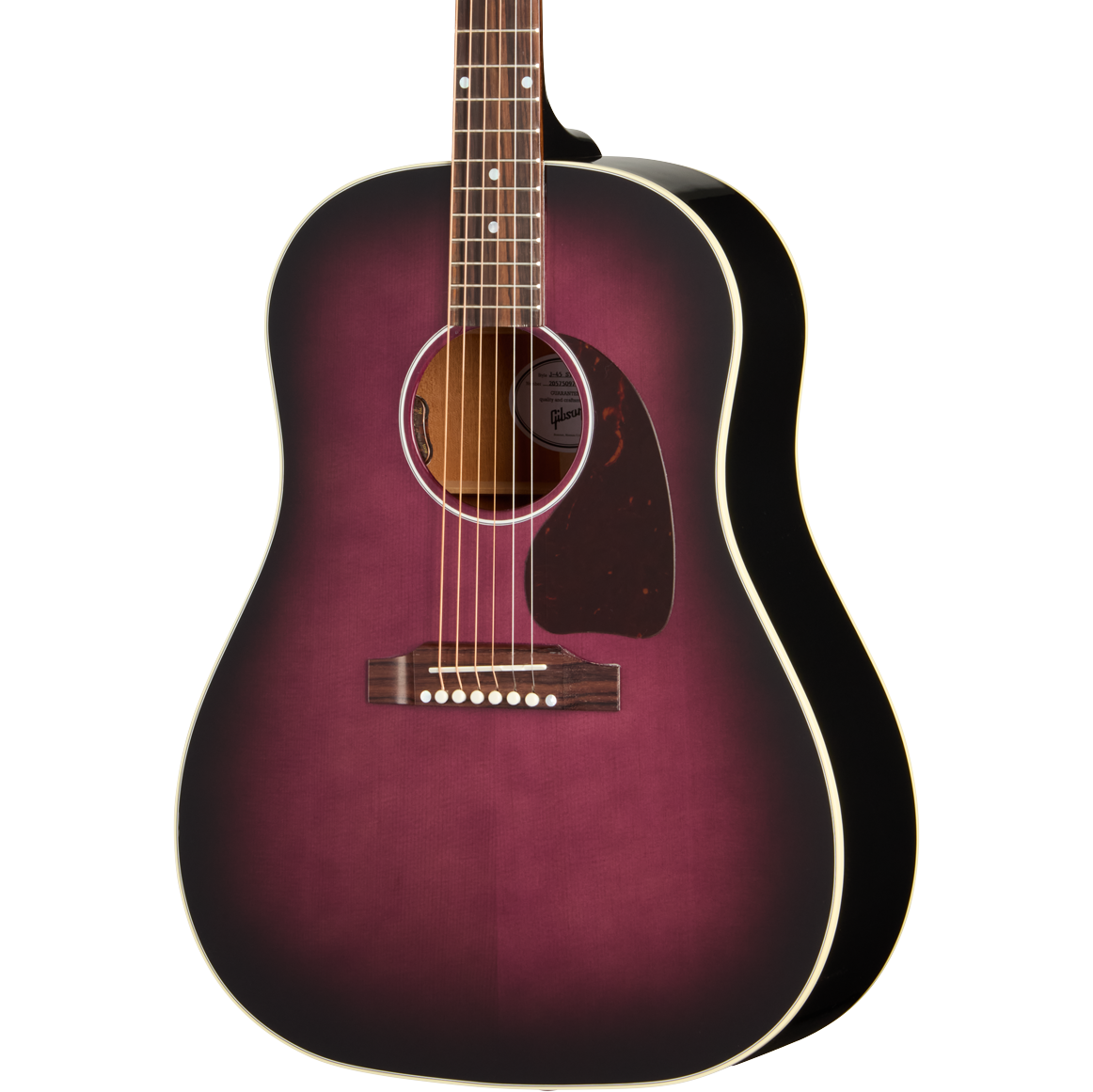 Gibson J-45 Standard Acoustic Electric Guitar - Purple Burst