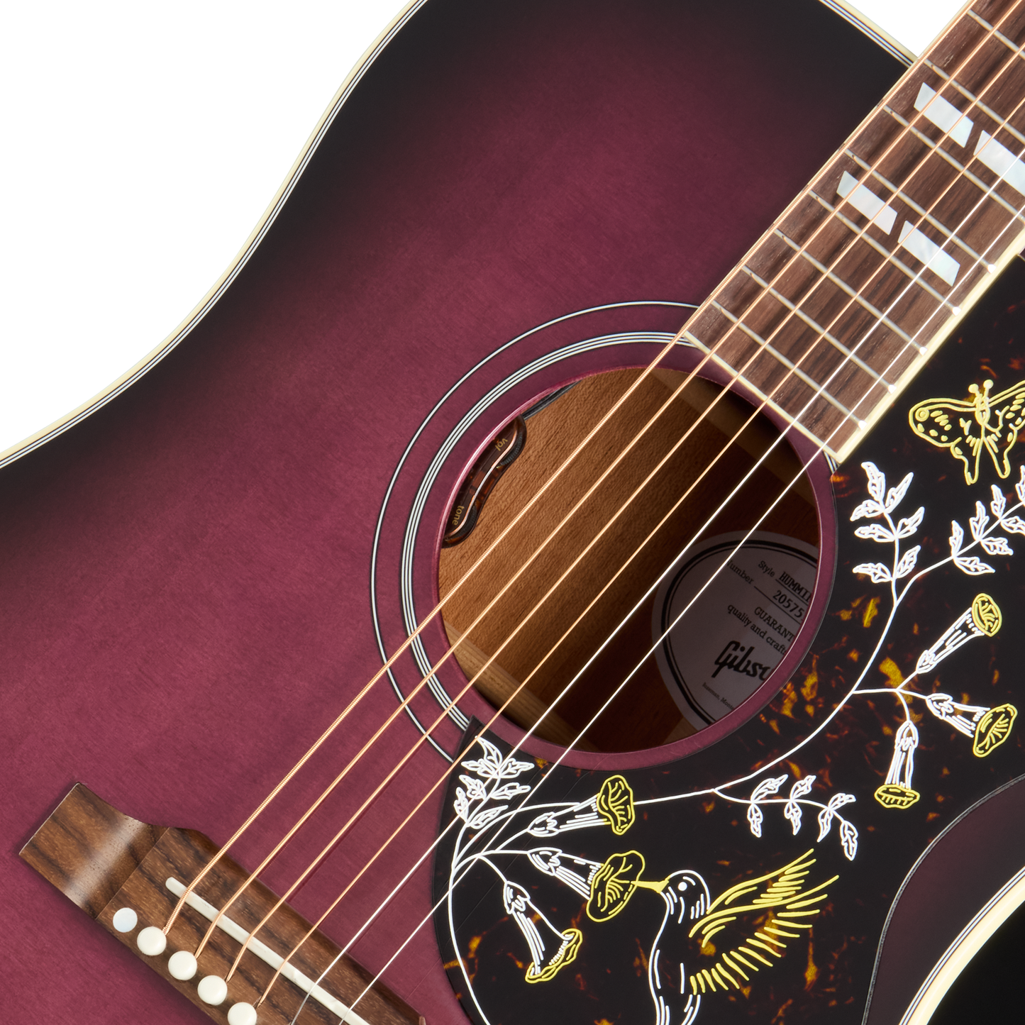Gibson Hummingbird Standard Acoustic Electric Guitar - Purple Burst