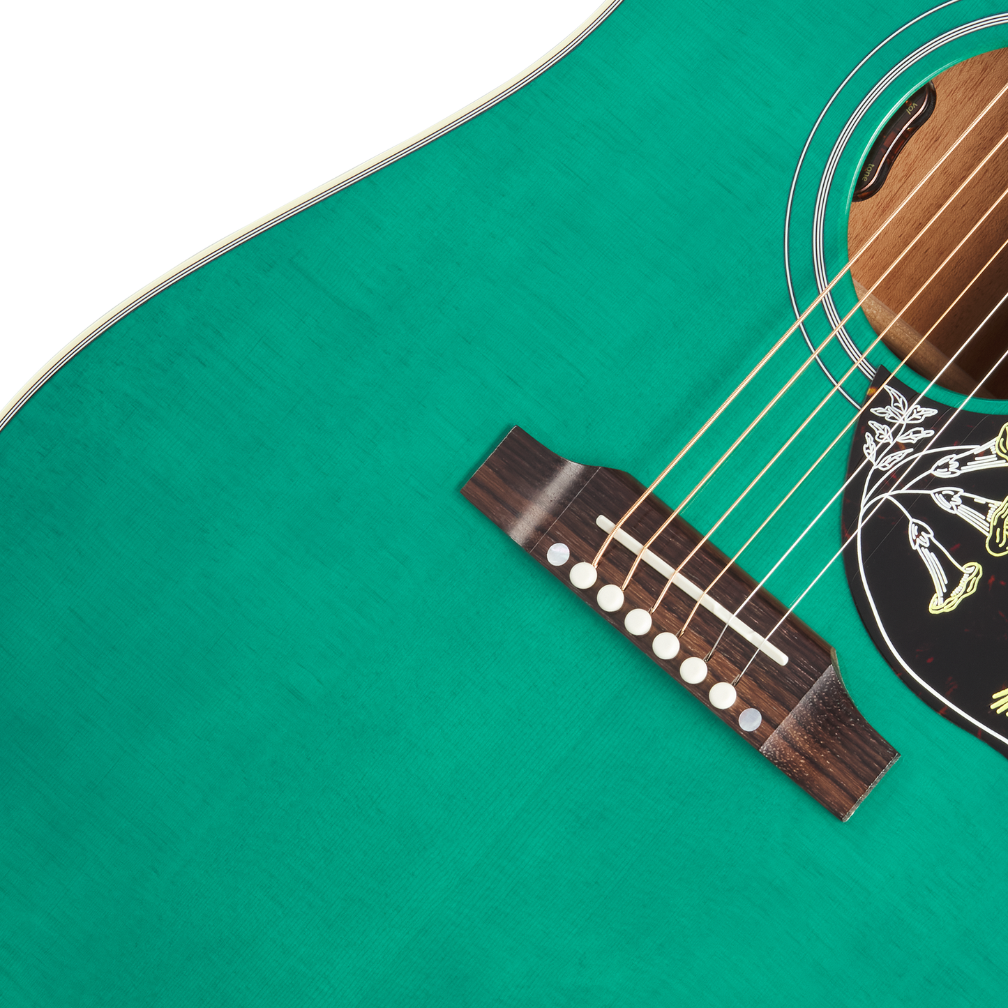 Gibson Hummingbird Standard Acoustic Electric Guitar - Translucent Teal