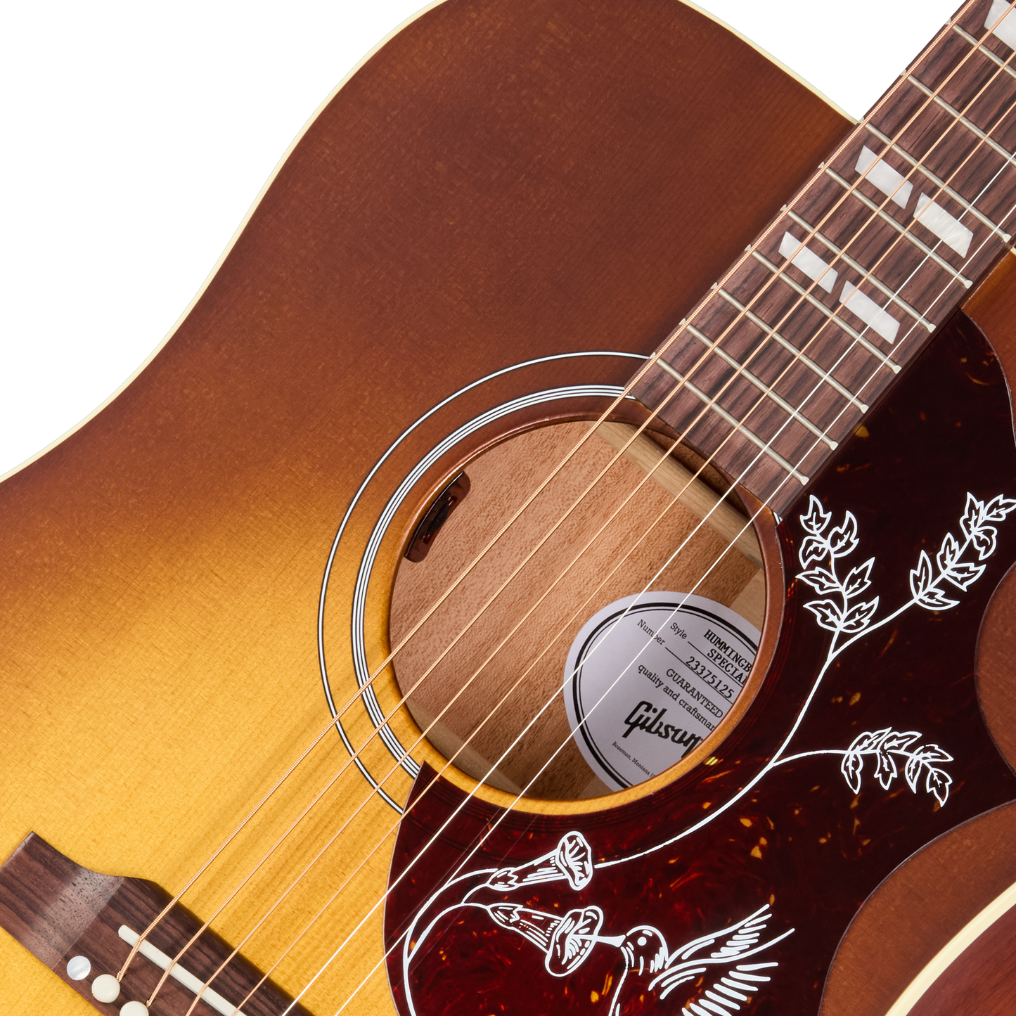 Gibson Hummingbird Special Acoustic Electric Guitar - Satin Honey Burst