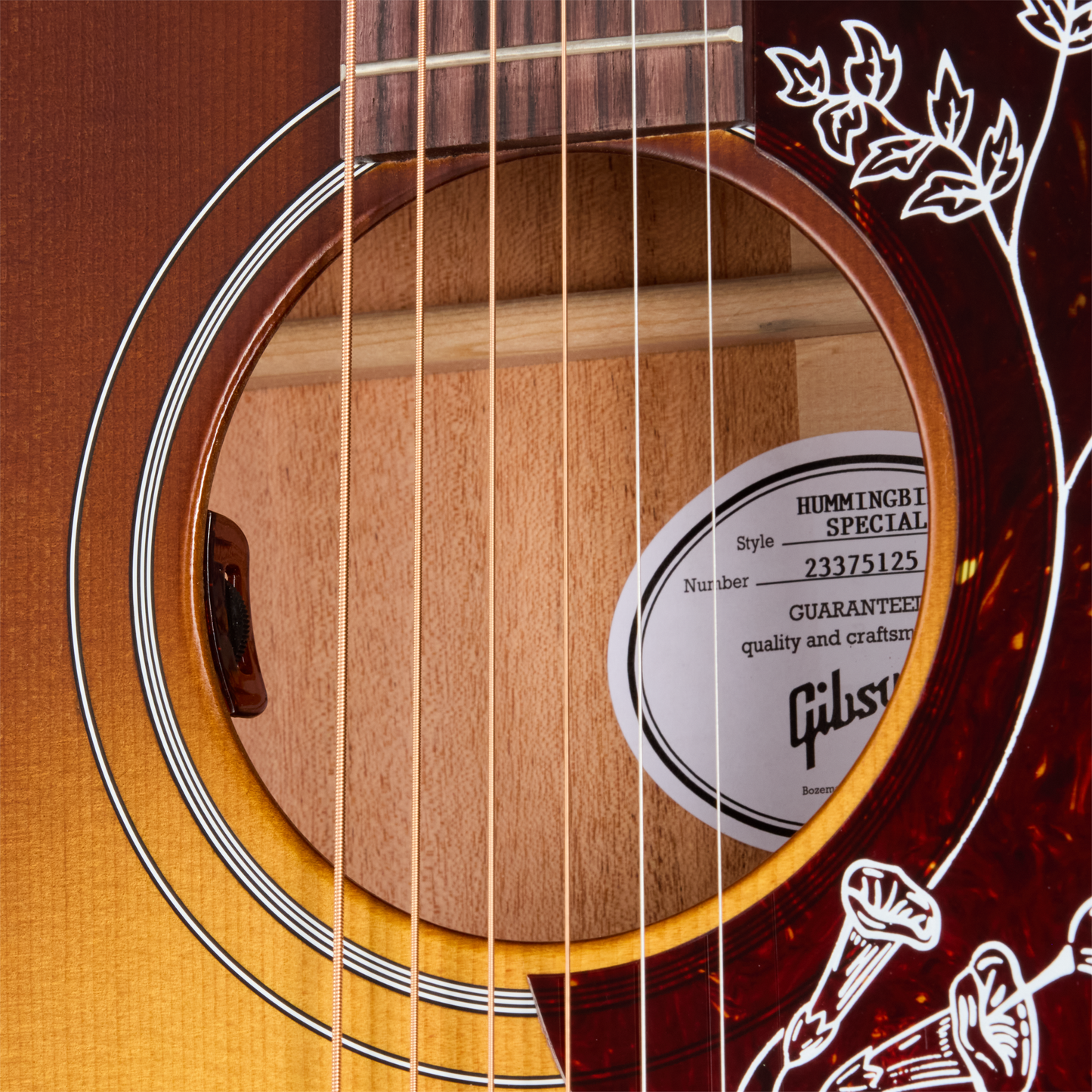 Gibson Hummingbird Special Acoustic Electric Guitar - Satin Honey Burst