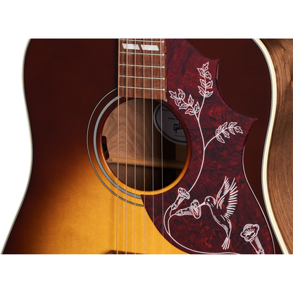 Gibson Hummingbird Studio Acoustic Electric Guitar - Walnut Burst Gloss
