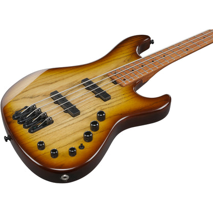 Ibanez MDM1300 MDM 4-String Electric Bass - Natural Stained Amber Burst