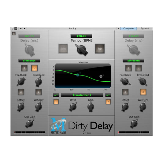 Metric Halo MH Dirty Delay Plug-in