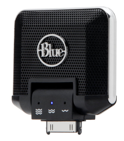Blue Mikey Ipod Recording Microphone With Speaker