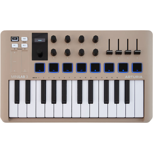 Arturia Minilab 3 Champagne Edition Universal MIDI Controller