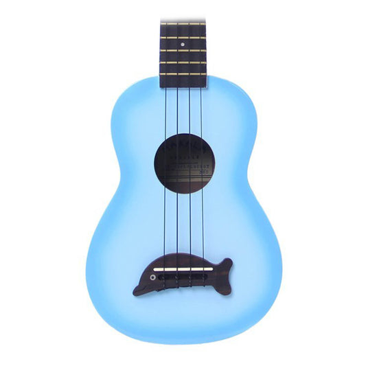 Kala Makala Mks Dolphin Bridge Soprano Ukulele Light Blue Burst