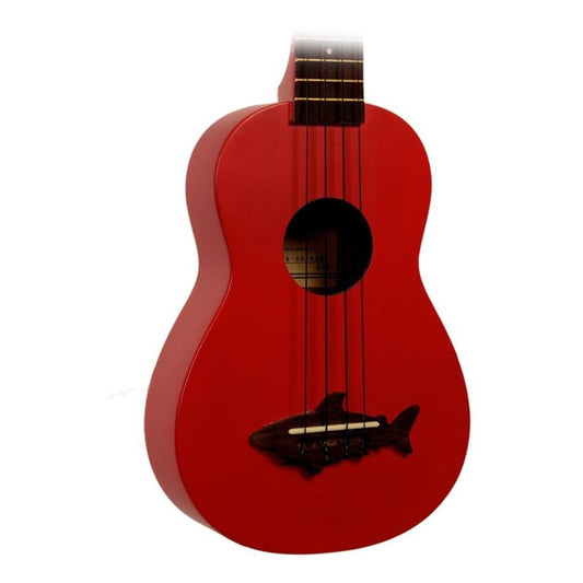 Kala Makala Shark Soprano Ukulele - Red
