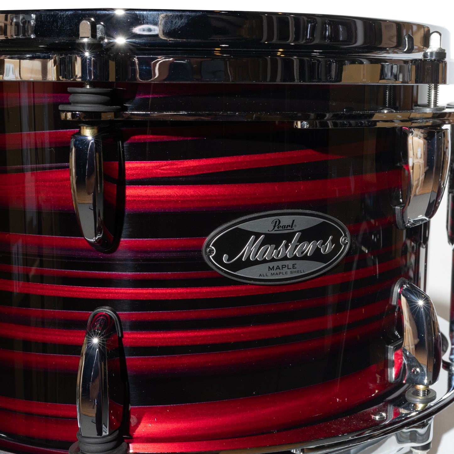 Pearl Masters Maple Series 3-Piece Shell Kit - Red Oyster Swirl