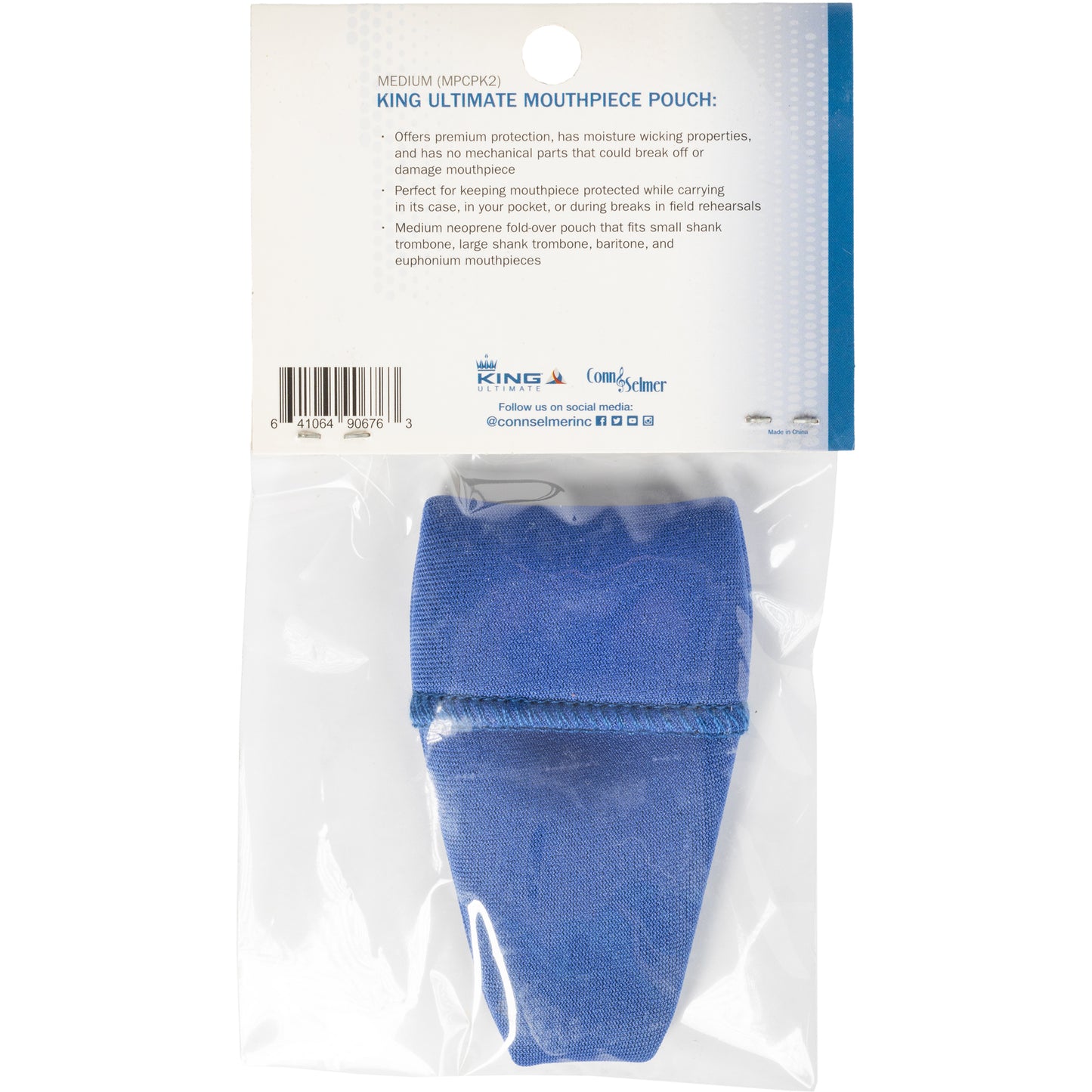 King Ultimate Brass Accessories Medium Mouthpiece Pouch