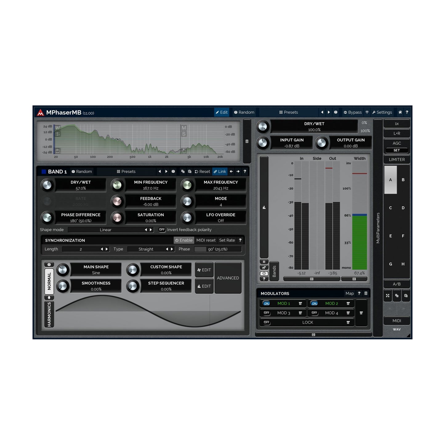 MeldaProduction MPhaserMB Plug-In