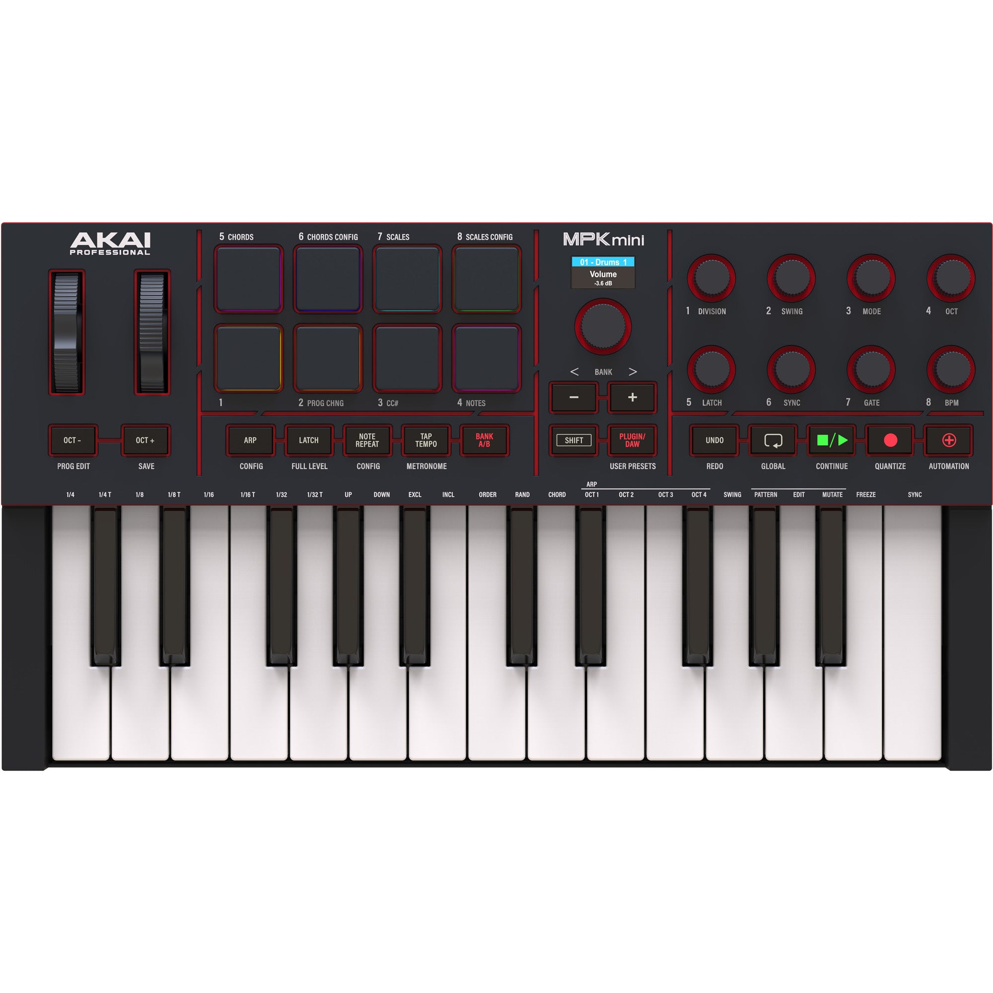 Akai Professional MPK Mini 4 Midi Controller - Black – Alto Music