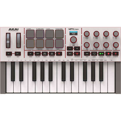 Akai Professional MPK Mini 4 Midi Controller - White