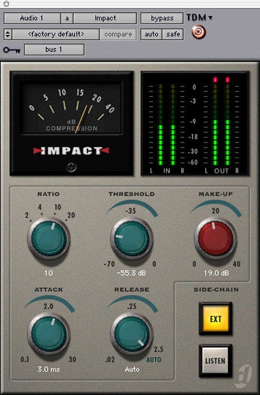 Avid Impact Mix Bus Compressor Plug-in