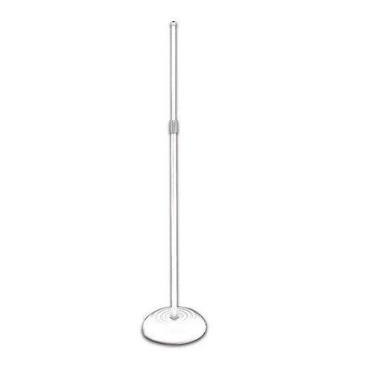 On Stage MS7201QTRW White Round Base Quarter Turn Mic Stand