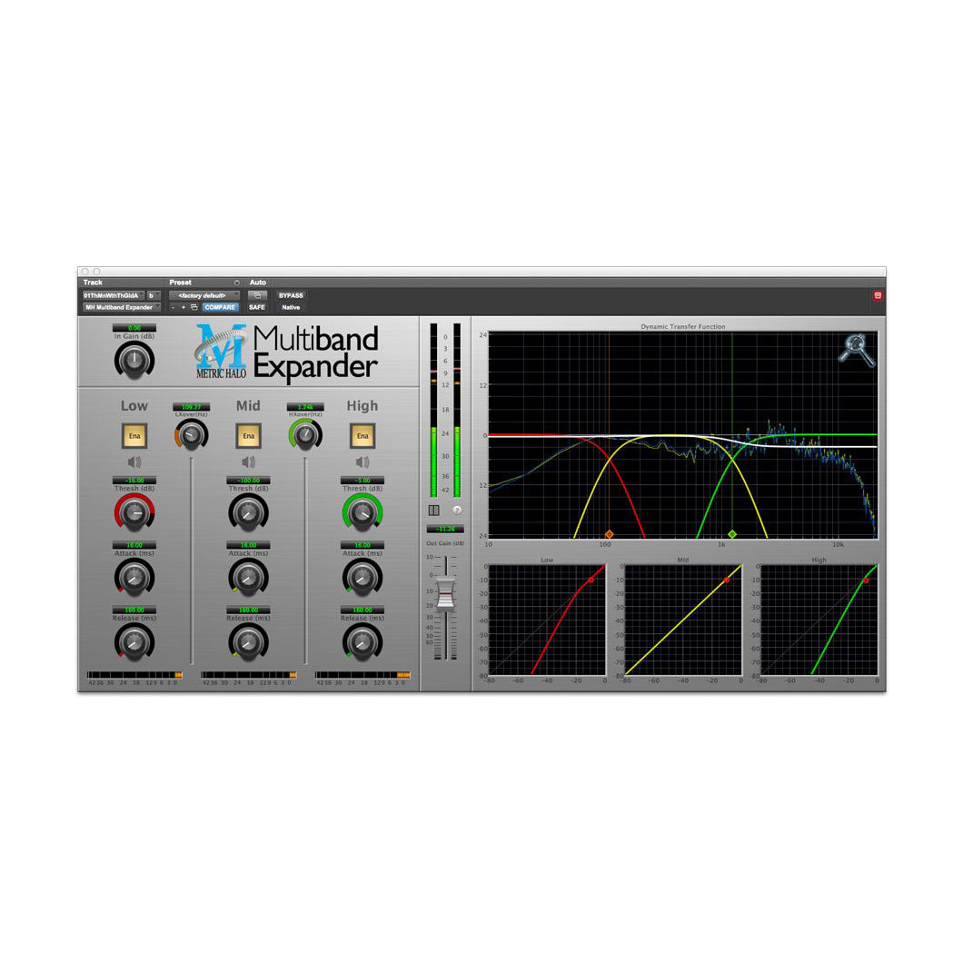 Metric Halo Multiband Expander Plug-In – Alto Music