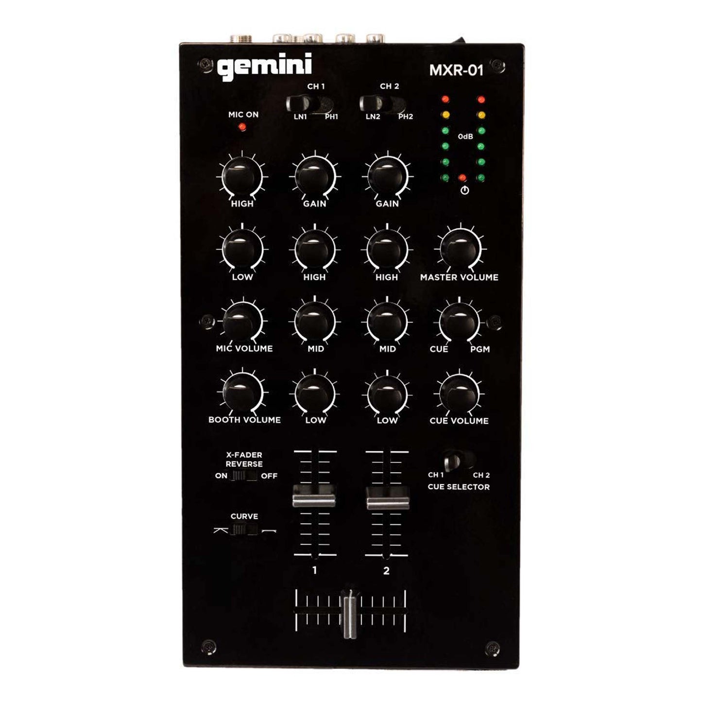 Gemini MXR-01 2-Channel DJ Mixer