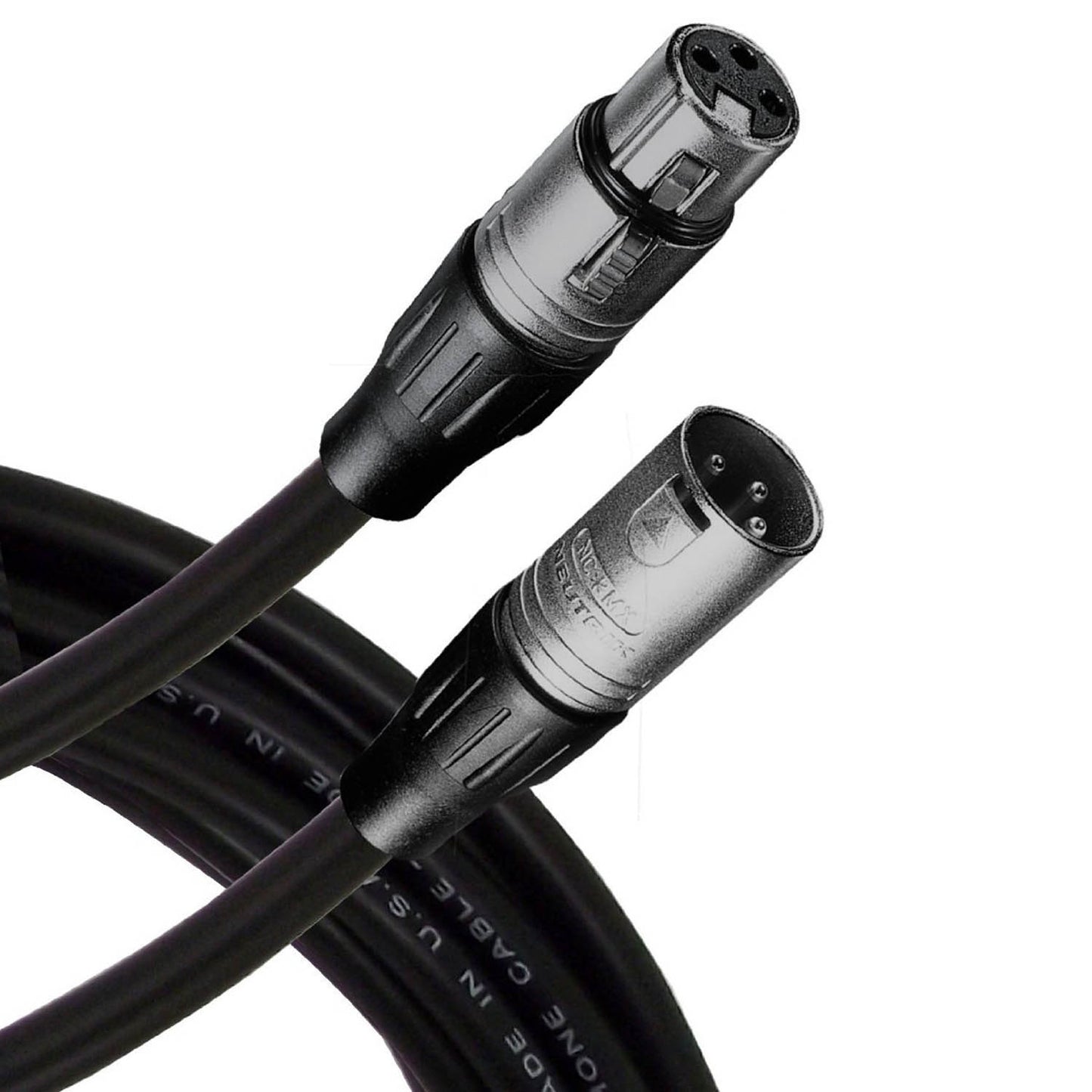 Rapco Horizon N1M1-25 Stage Series M1 Microphone Cable Neutrik Connectors 25-Ft