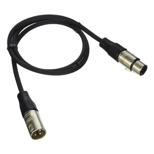 Rapco Horizon N1M1-3 Stage Series M1 Microphone Cable Neutrik Connectors 3-Feet