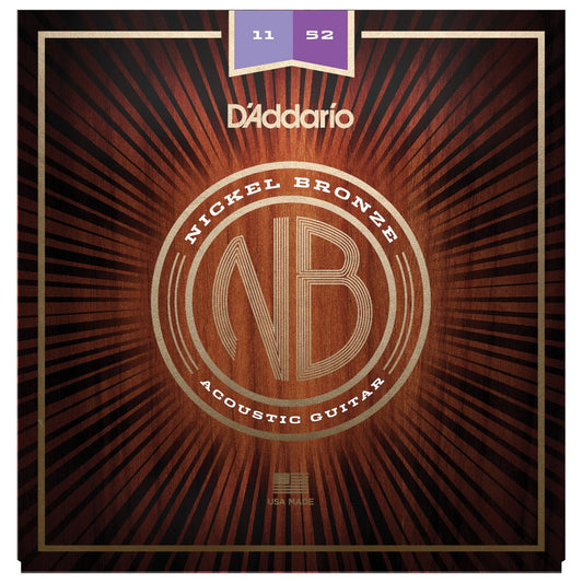 D'Addario NB1152 Nickel Bronze Custom Light Acoustic Strings