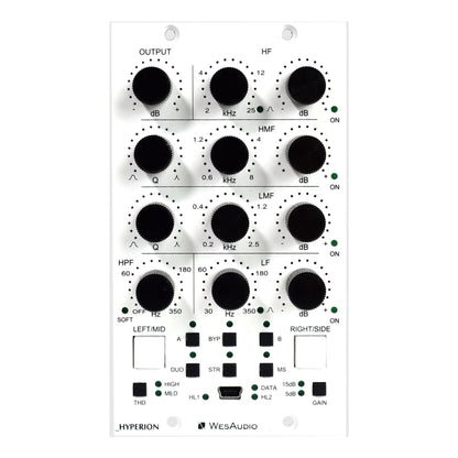 WesAudio Hyperion NG500 500 Series Stereo Analog Equalizer with Digital Recall