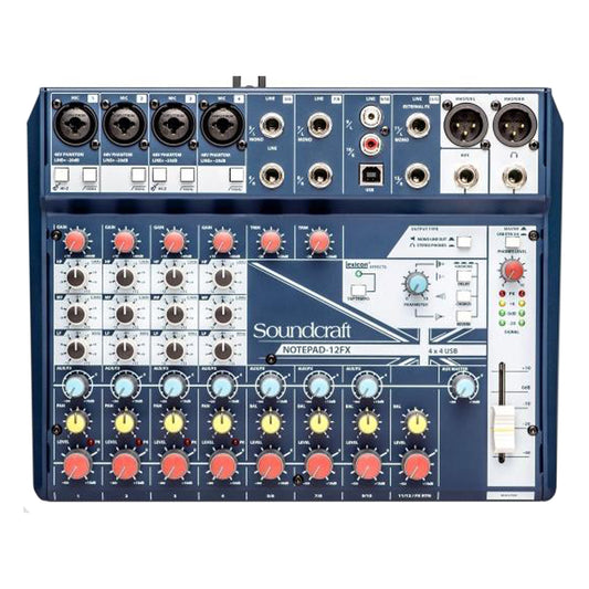 Soundcraft Notepad-12FX Small-format Analog Mixing Console
