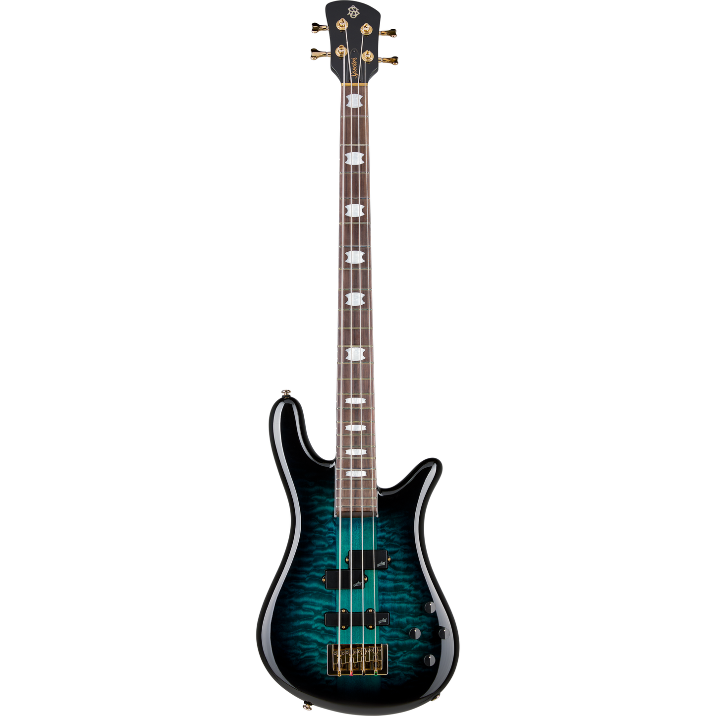 Spector ICON NS-2 Neck Through 4-String Electric Bass - Black and Blue