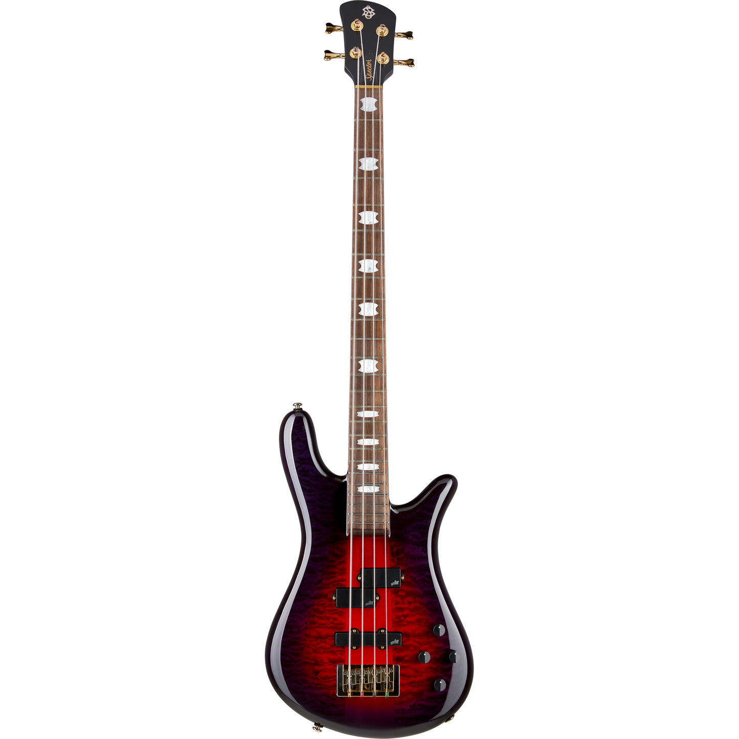 Spector ICON NS-2 Neck Through 4-String Electric Bass - Purple Cherry
