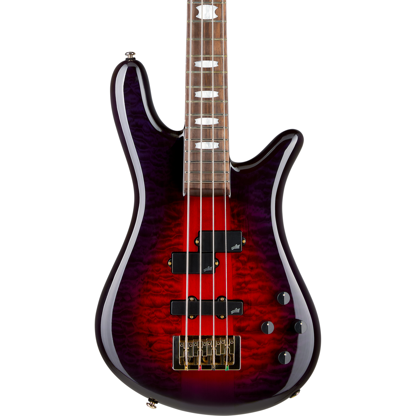 Spector ICON NS-2 Neck Through 4-String Electric Bass - Purple Cherry