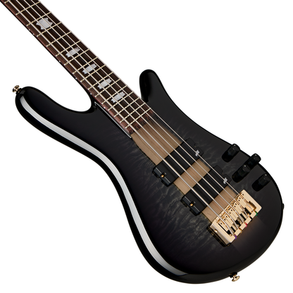 Spector ICON NS-5 Neck Through 5-String Electric Bass - Black Stain