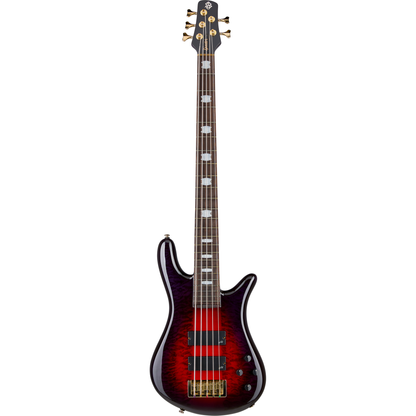 Spector ICON NS-5 Neck Through 5-String Electric Bass - Purple Cherry