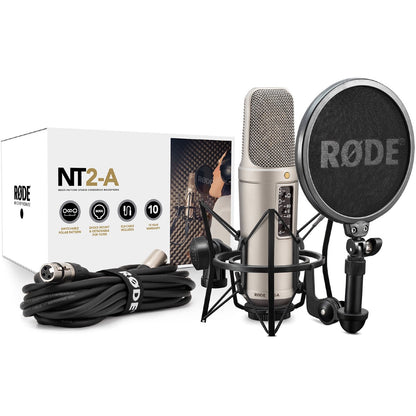 Rode Nt2a Multi Pattern Large Diaphragm Condenser Microphone