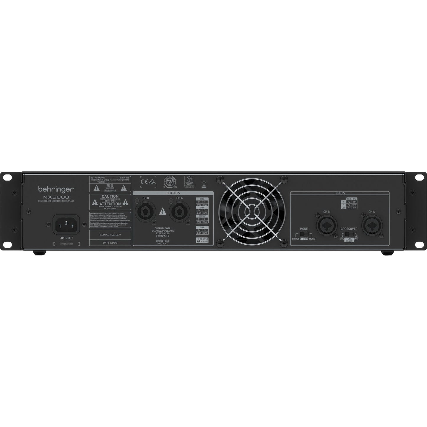 Behringer NX3000 Power Amplifier