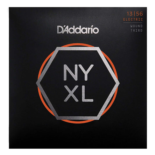D'Addario NYXL1356W Nickel Wound Medium Electric Guitar Strings (13-56)