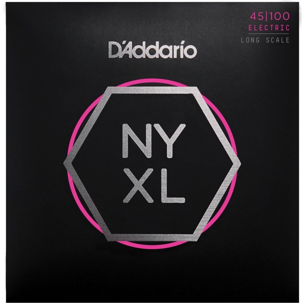 D’Addario NYXL45100 Long Scale Bass Set Regular Light 45-100